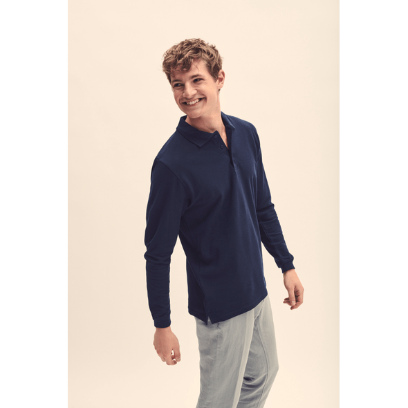 Fruit Of The Loom | Hochwertiges Langarm-Piqué-Poloshirt (63-310-0)